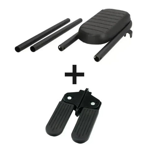 OUXI - Rear Seat + Footrests - Black